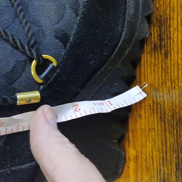 Women's Black Designer Wedge Boots - Picture 9 of 16